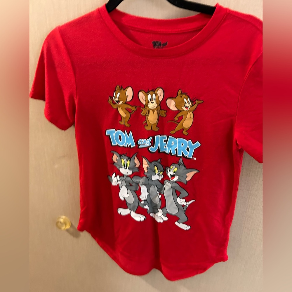 Tom and Jerry Red Kids T-Shirt